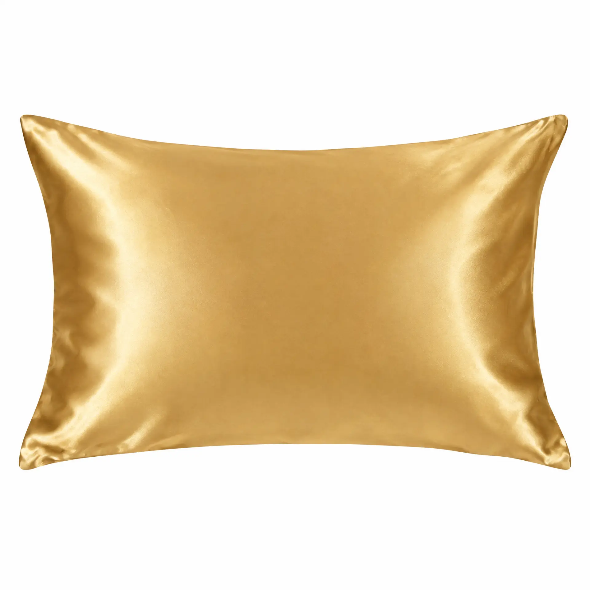 Seralie satin pillowcase in gold